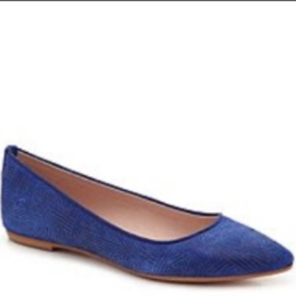 Summit by White Mountain Kamora Italian Ballet Flat - Blue Suede - Picture 1 of 5